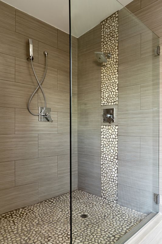Elegant Shower with Tiling